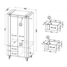 Skapis LOFTER LO1
